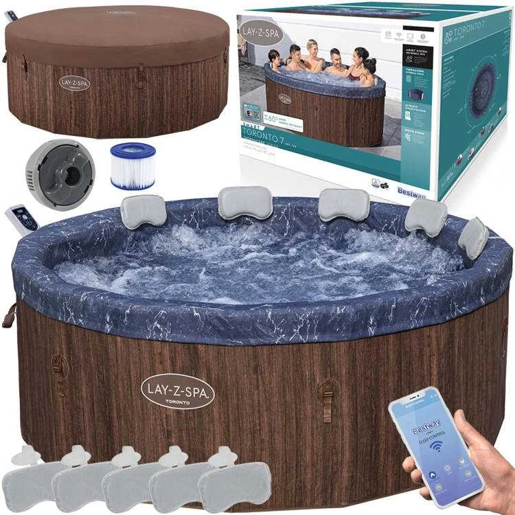 „Lay-Z-Spa Toronto SMART Air Jet Jacuzzi BESTWAY