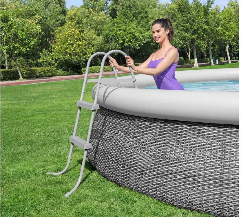Bestway Baseino kopetėlės Flowclear, 84cm, 2 laipteliai