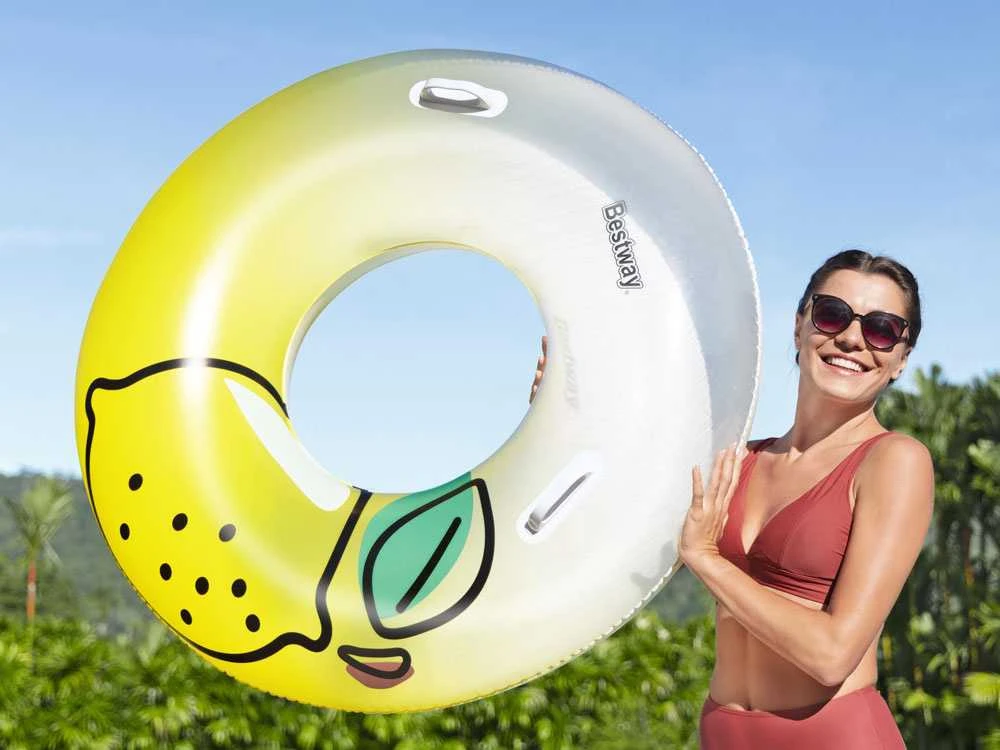 Bestway plaukimo žiedas su rankenomis LEMON 114 CM 36448