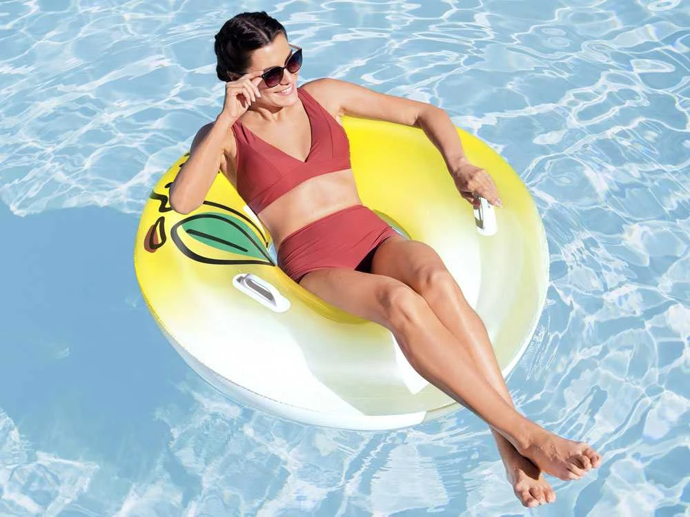 Bestway plaukimo žiedas su rankenomis LEMON 114 CM 36448