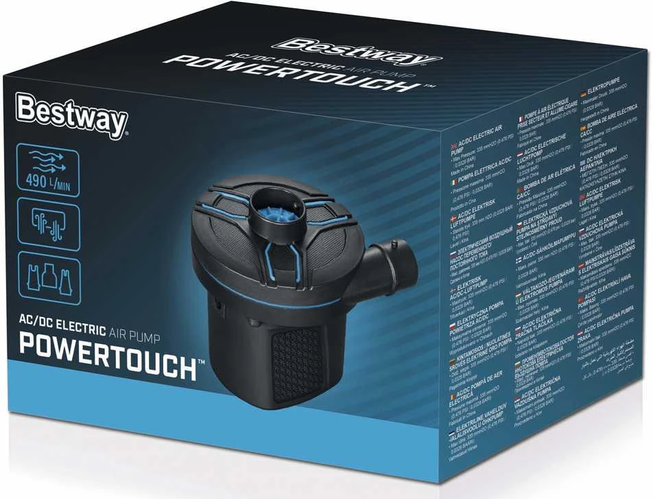 Bestway PowerTouch elektrinis siurblys lizdui ir automobiliui 62255