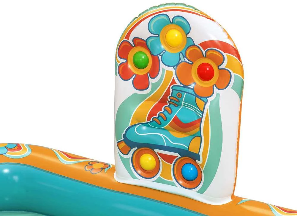 Pripučiama žaidimų aikštelė „Bestway Retro“. 53164, 193x152cm