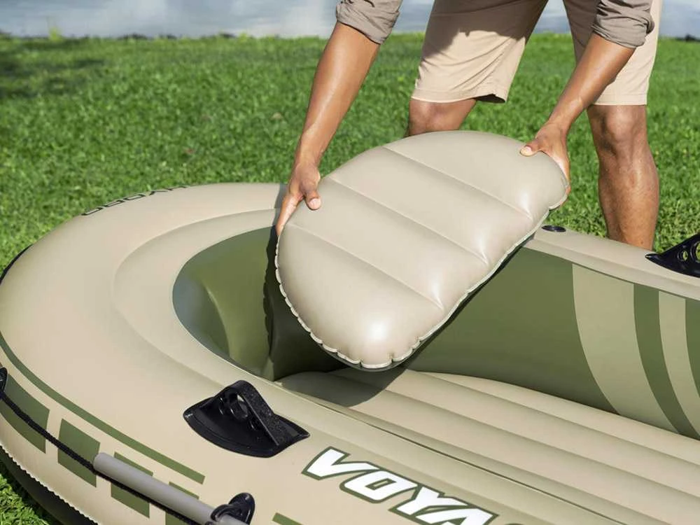 Bestway pripučiamas pontonas + irklai 294 x 137 cm Voyager X3 plaustų rinkinys 65164