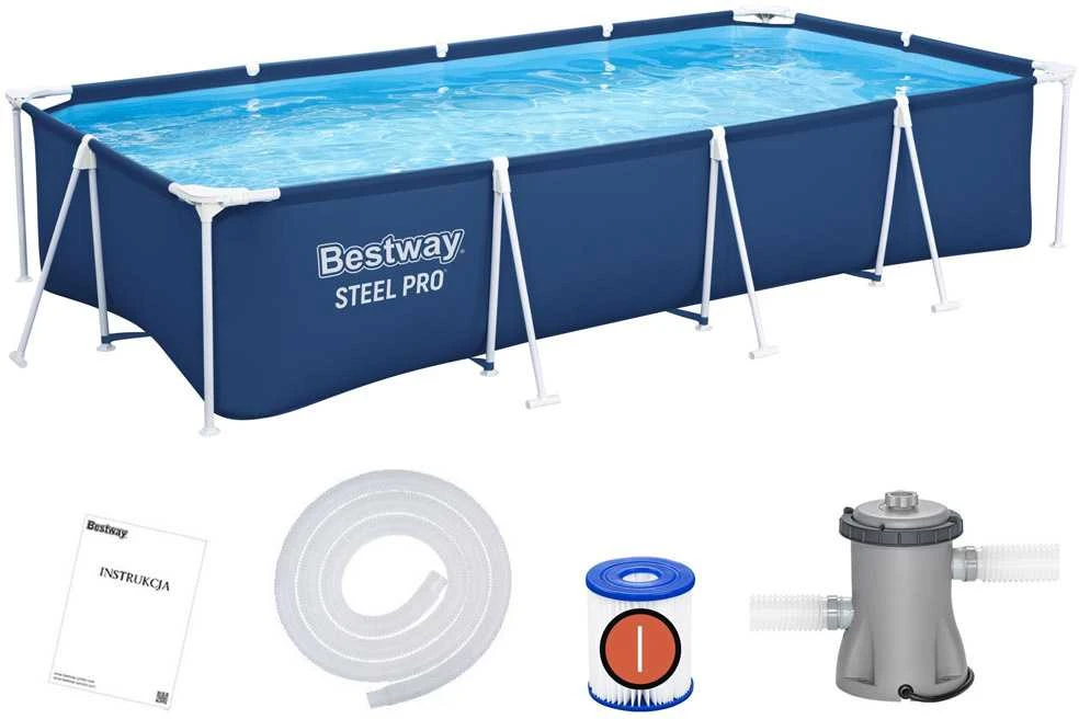 Baseino stovas 400x211x81cm Šeima 3 in 1 BESTWAY