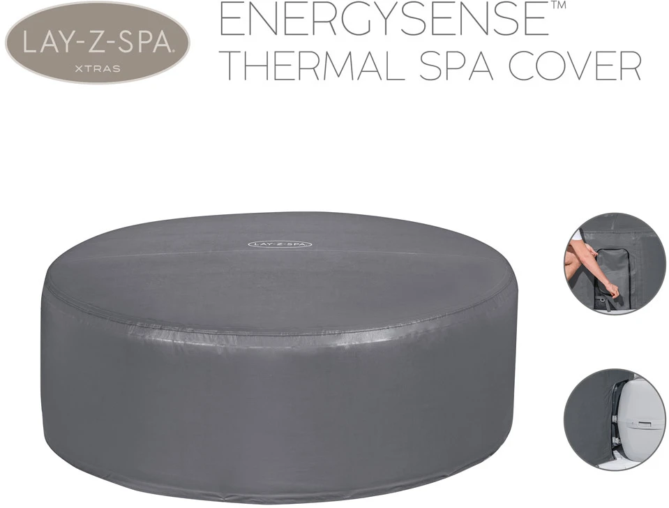 Bestway Šiluminis uždangalas Lay-Z-Spa ENEGYSENSE uždangalui 180 x 66 cm 60317