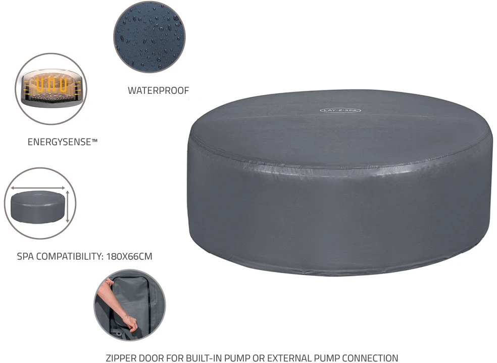 Bestway Šiluminis uždangalas Lay-Z-Spa ENEGYSENSE uždangalui 180 x 66 cm 60317