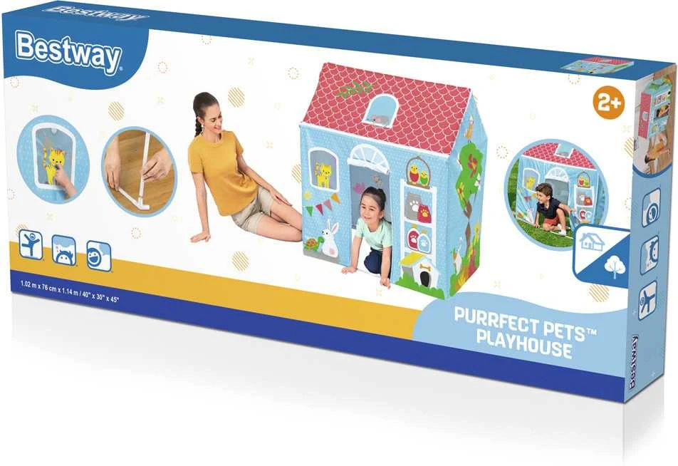 Bestway spalvingas vaikų namelis sodui ir kambariui 52007