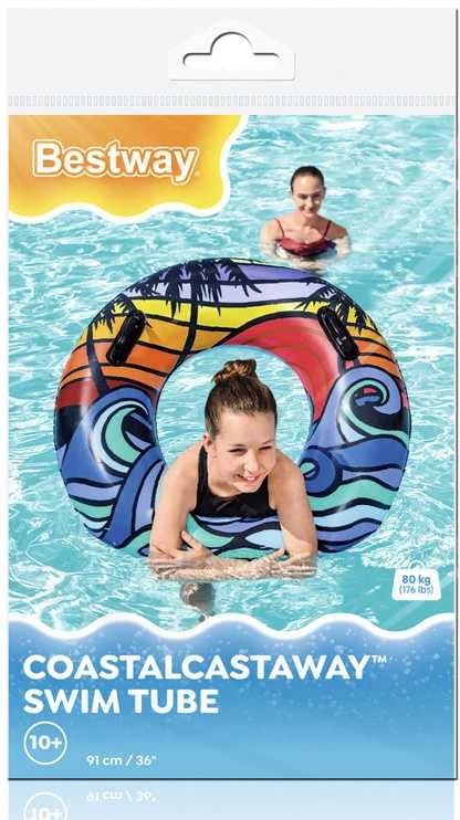 Pripučiamas plaukimo vamzdis Bestway Coastal Castaway