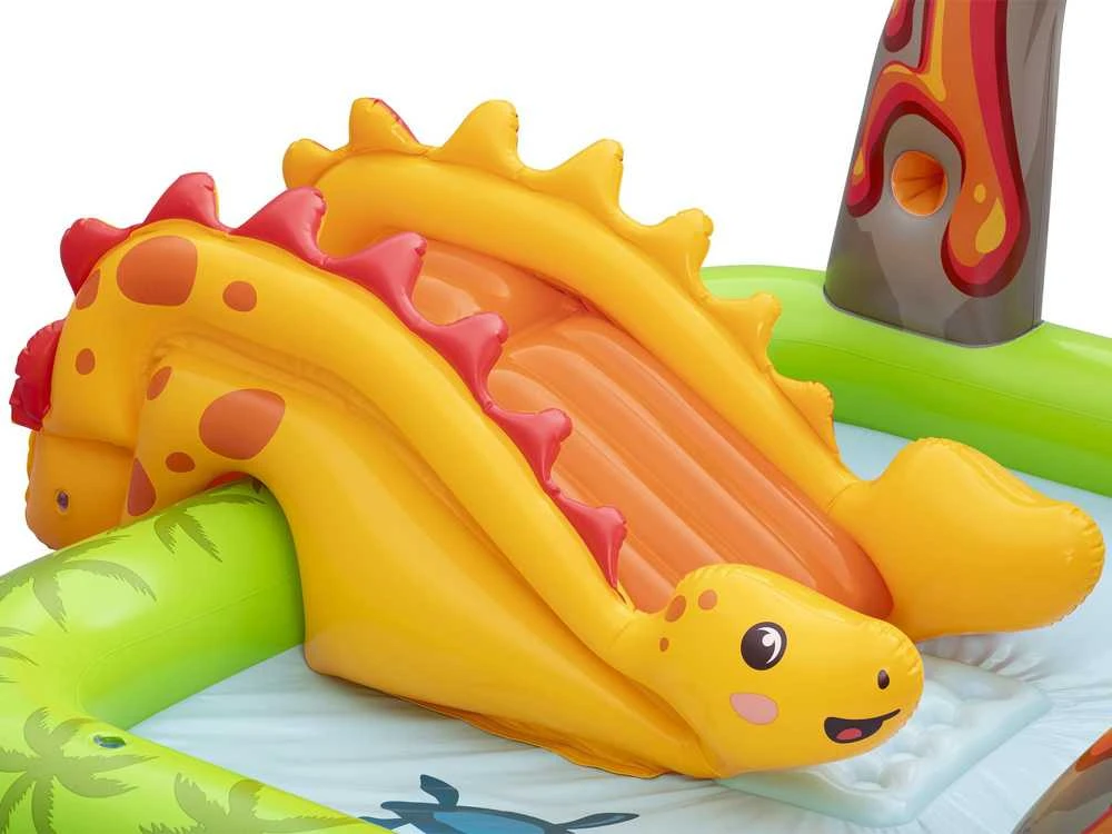 Bestway Vanduo žaidimų aikštelė DINOZAURAI 262x188x102cm su čiuožykla ir priedais 53172