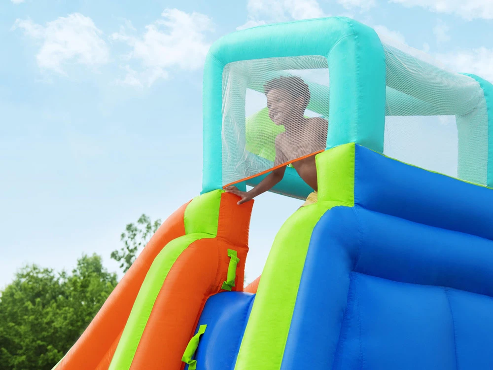 Žaidimų aikštelė Vandens parkas Turbo Splash Mega vandens parkas BESTWAY