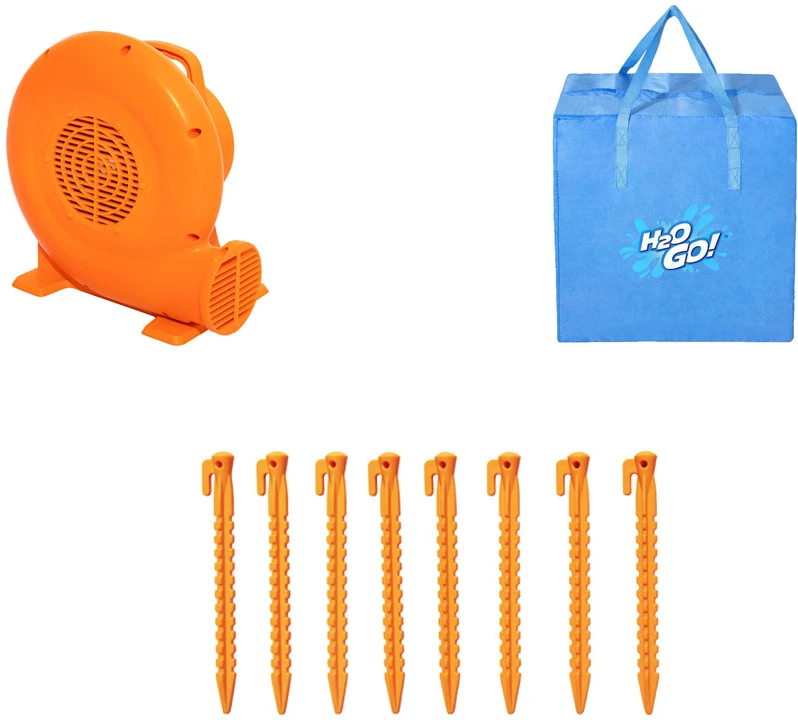 Žaidimų aikštelė Vandens parkas Turbo Splash Mega vandens parkas BESTWAY