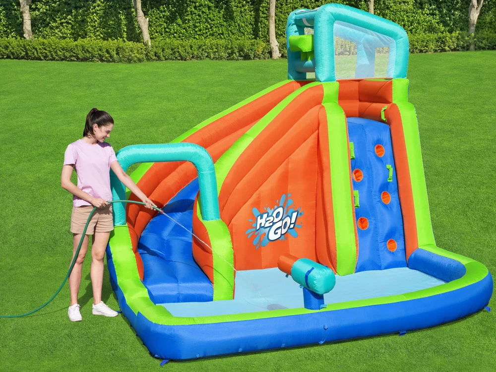 Žaidimų aikštelė Vandens parkas Turbo Splash Mega vandens parkas BESTWAY