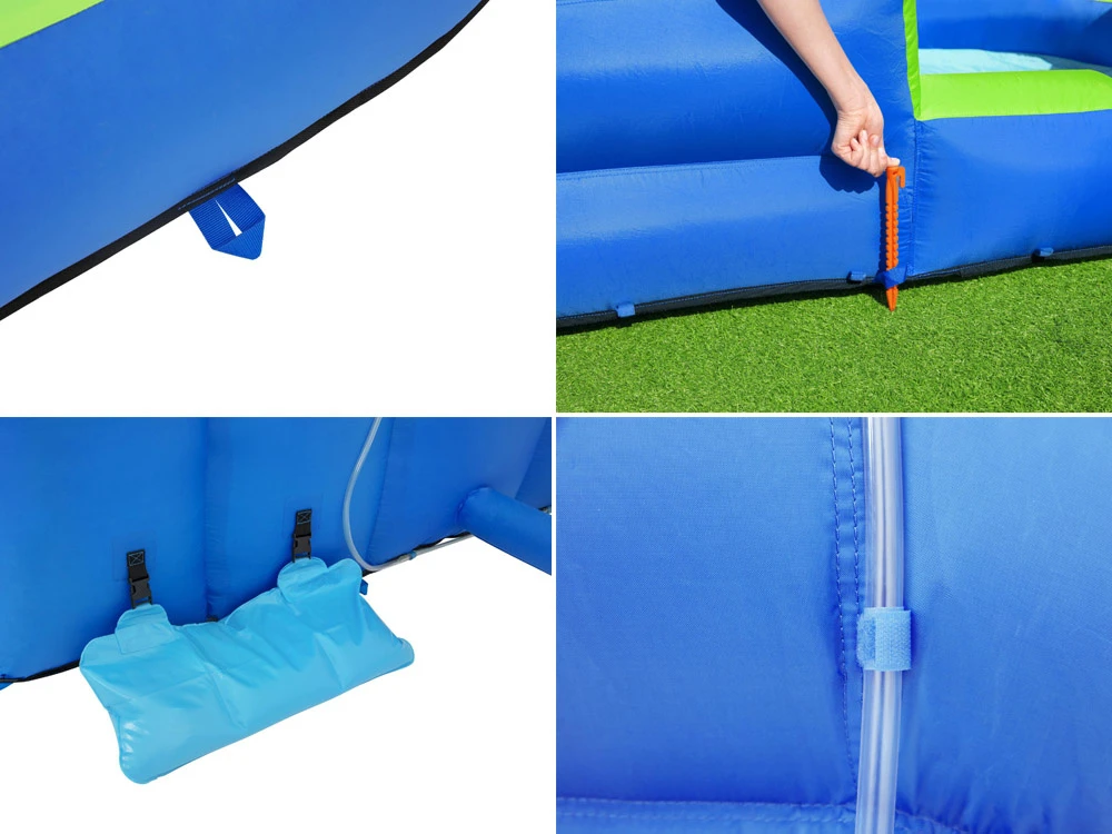 Žaidimų aikštelė Vandens parkas Turbo Splash Mega vandens parkas BESTWAY