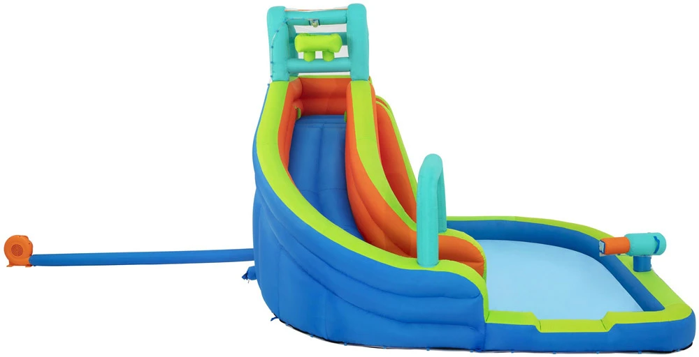 Žaidimų aikštelė Vandens parkas Turbo Splash Mega vandens parkas BESTWAY
