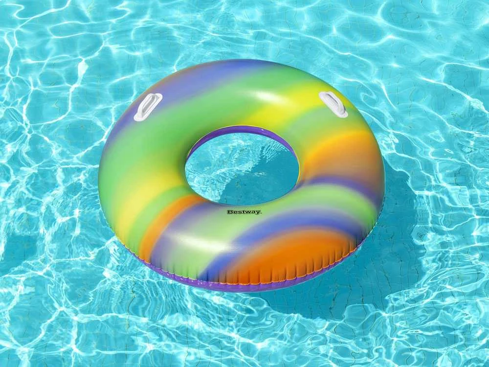 Plaukimo ratas Bestway Rainbow, Ø 119 cm