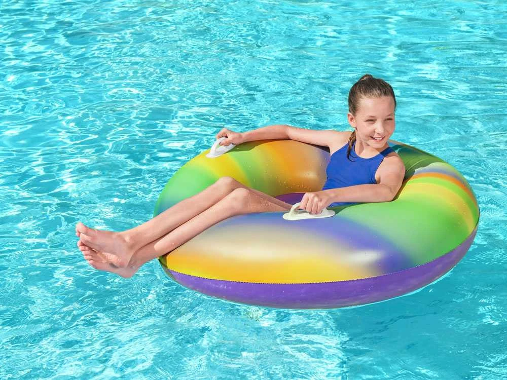 Plaukimo ratas Bestway Rainbow, Ø 119 cm