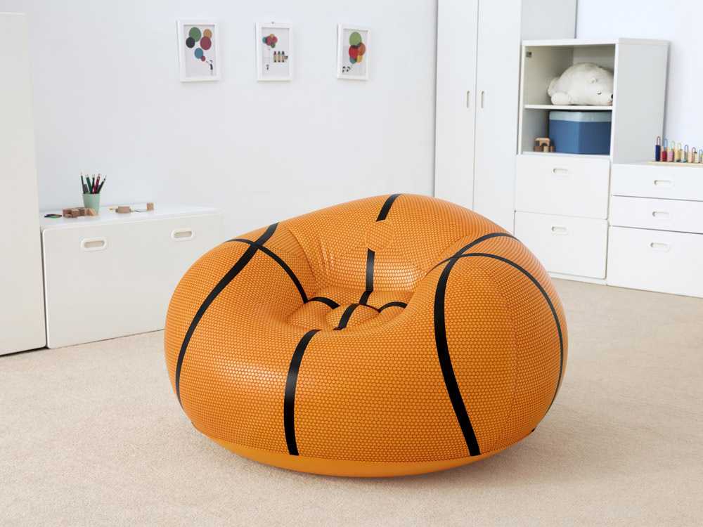 BESTWAY sėdmaišis Basketball, 1.14m x 1.12m x 0.66m, 75103