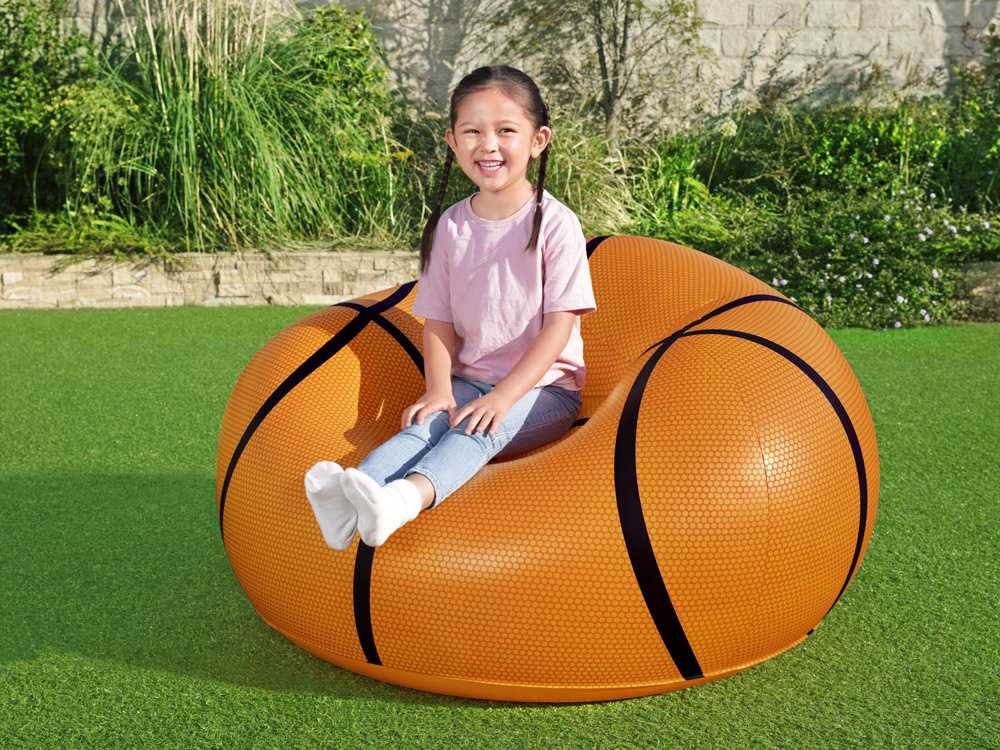 BESTWAY sėdmaišis Basketball, 1.14m x 1.12m x 0.66m, 75103