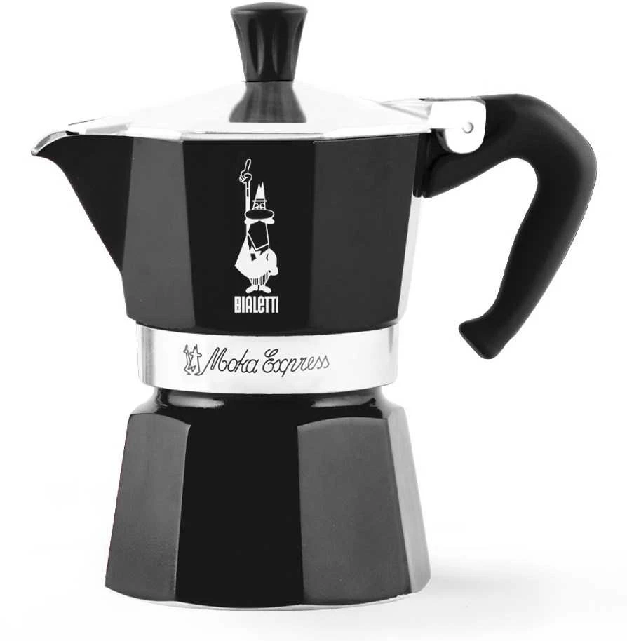 Bialetti Moka Express Moka kavinukas Juodas