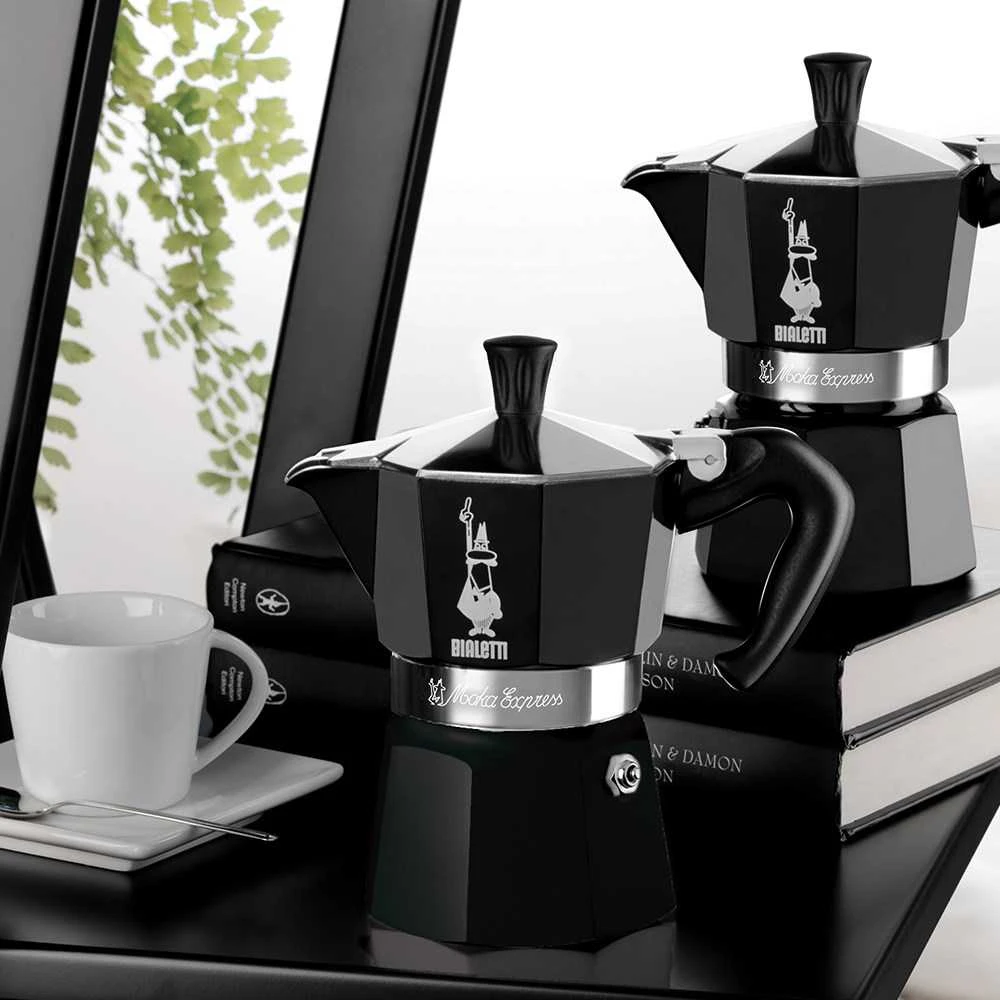Bialetti Moka Express Moka kavinukas Juodas