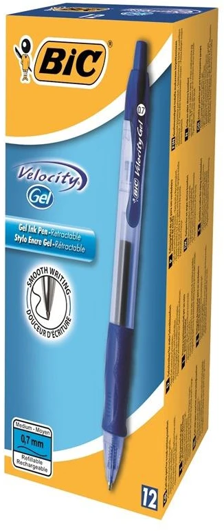 Bic Gelinis rašiklis Gel-Ocity, 0.7 mm, mėlynas , 1 vnt. 600635