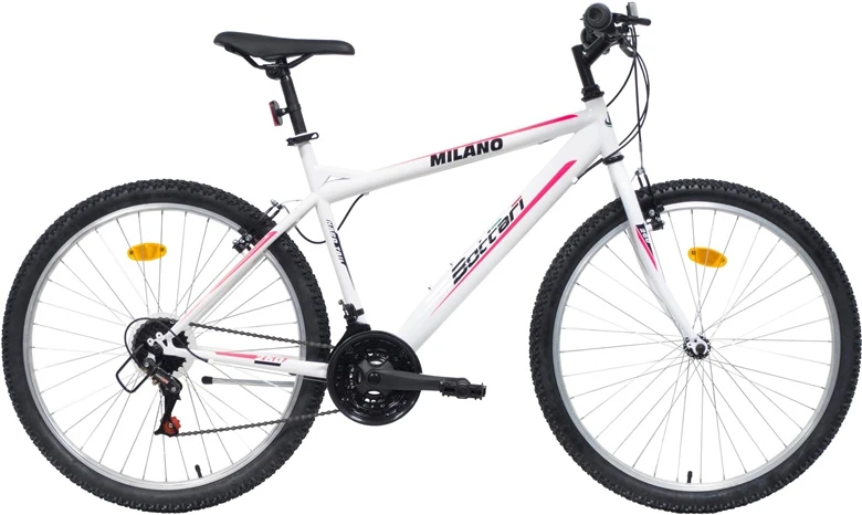 Dviratis miesto Bottari Milano, 26 „, baltas/rožinis