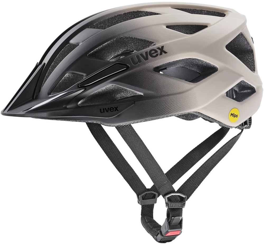 Šalmas Uvex i-vo 2 MIPS warm pilkas-juodas matt-56-60CM