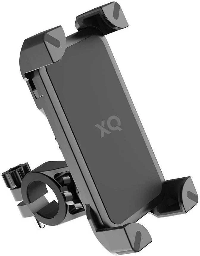 Bike holder for phone XQISIT NP for hadlebar (5 - 7,7") juodas
