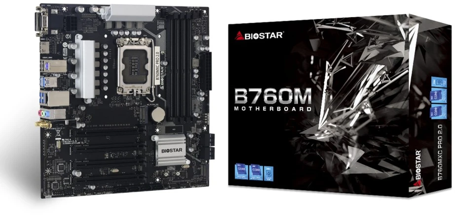 BIOSTAR B760MXC PRO pagrindinė plokštė