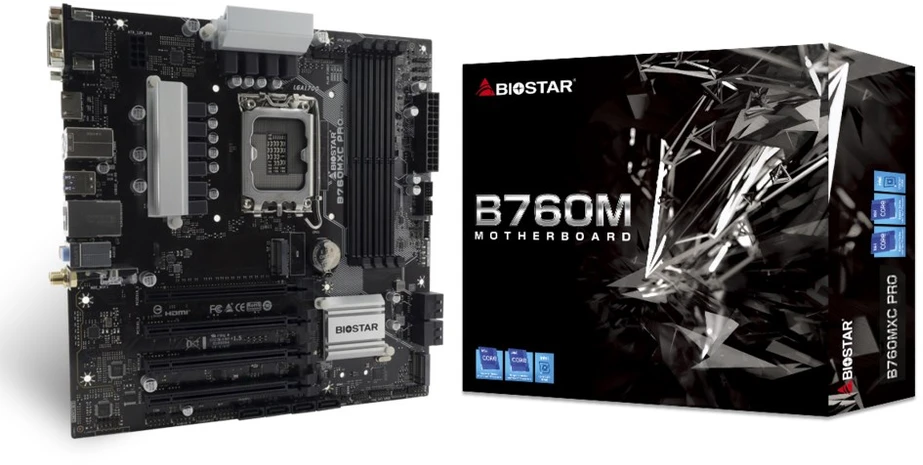 BIOSTAR B760MXC PRO pagrindinė plokštė