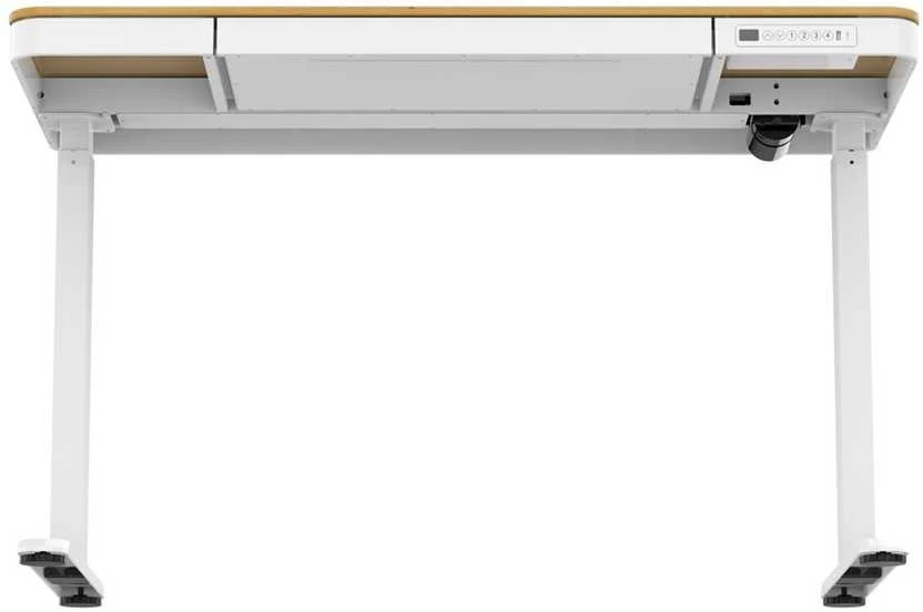 „Activejet“ stalas su elektriniu aukščio reguliavimu 140x70 ET119W-C baltas/ąžuolas