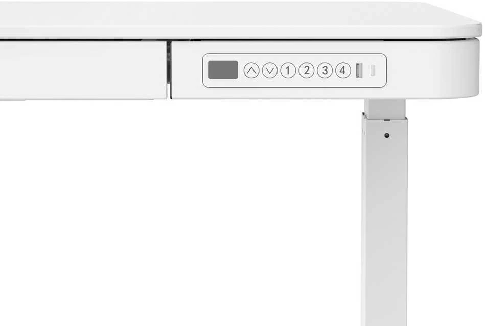 „Activejet“ stalas su elektriniu aukščio reguliavimu 140x70 ET119W-C baltas