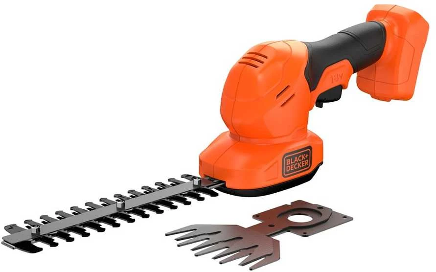 Black & Decker Juodas & Decker Gyvatvorių ir žolės žirklės Juodas & Decker BCSS18D1-QW; 18 V; 1x2,0 Ah akum.+ pakrovėjas