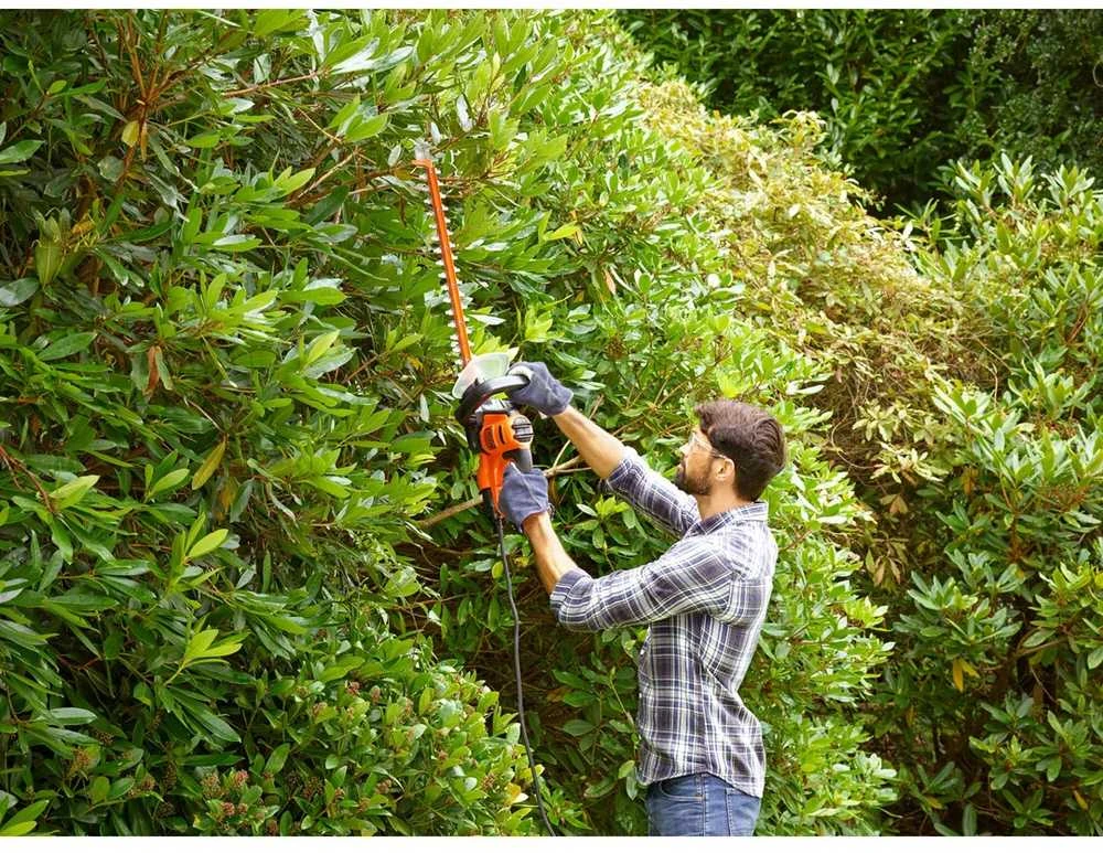 Black & Decker Juodas & Decker Gyvatvorių žirklės Juodas & Decker BEHTS401-QS; 500 W; 55 cm ilgio