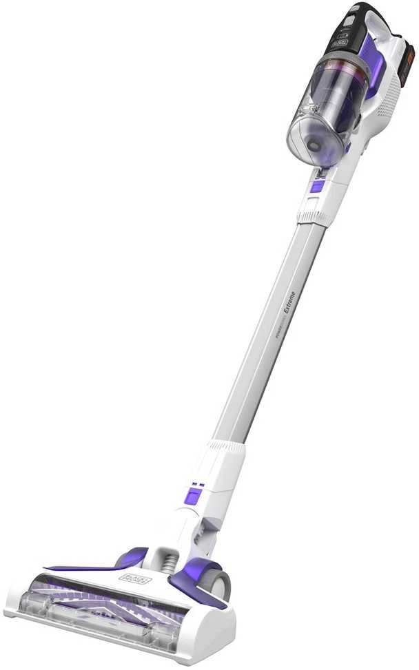 Black & Decker Juodas & Decker BHFEV1825CP lazdinis dulkių siurblys/elektrinė šluota 2 viename lazdinis dulkių siurblys Baterija Dry Bemaišis Baltas 2.5 Ah