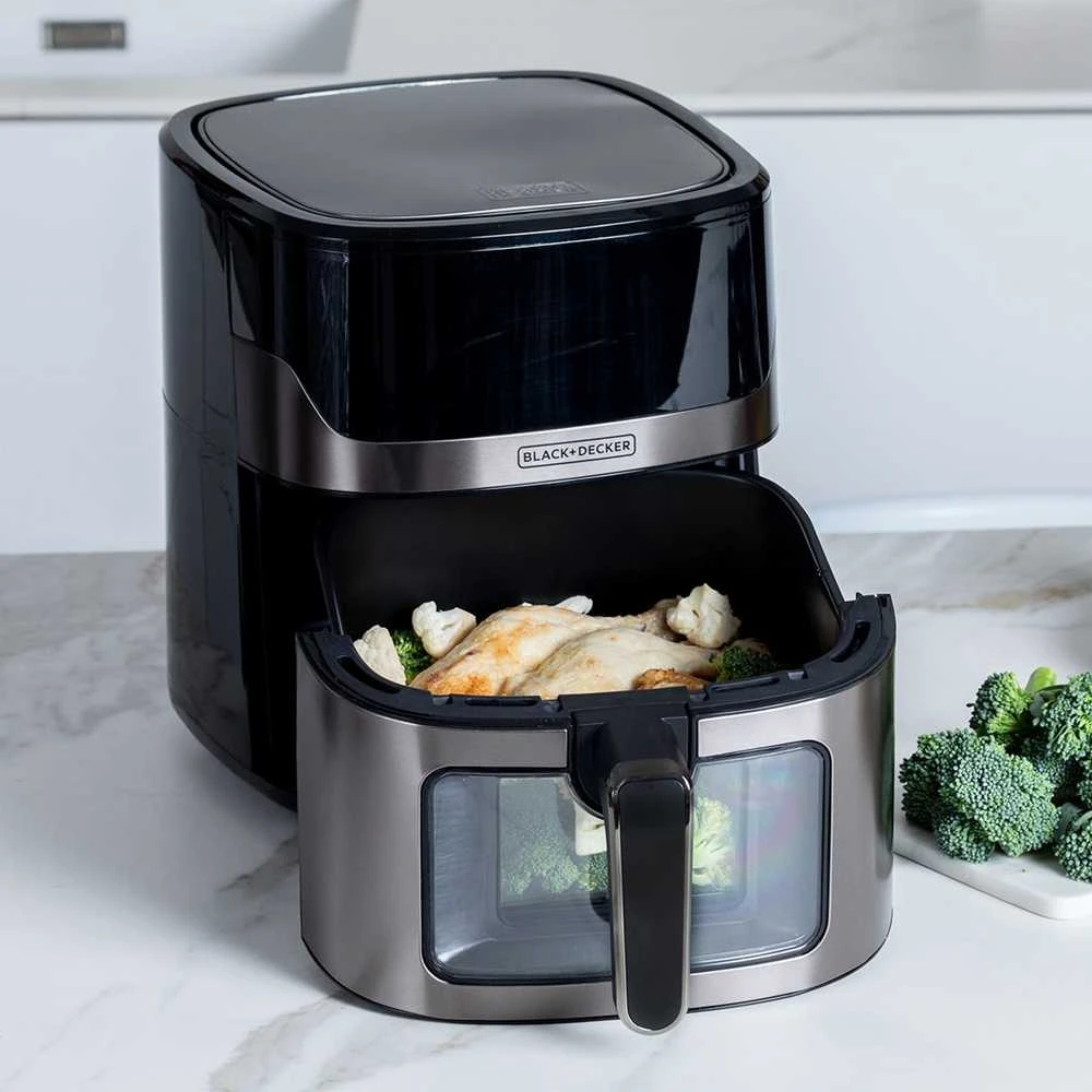 Black & Decker Juodas & Decker Karšto oro gruzdintuvė - Juodas & Decker BXAF6500E