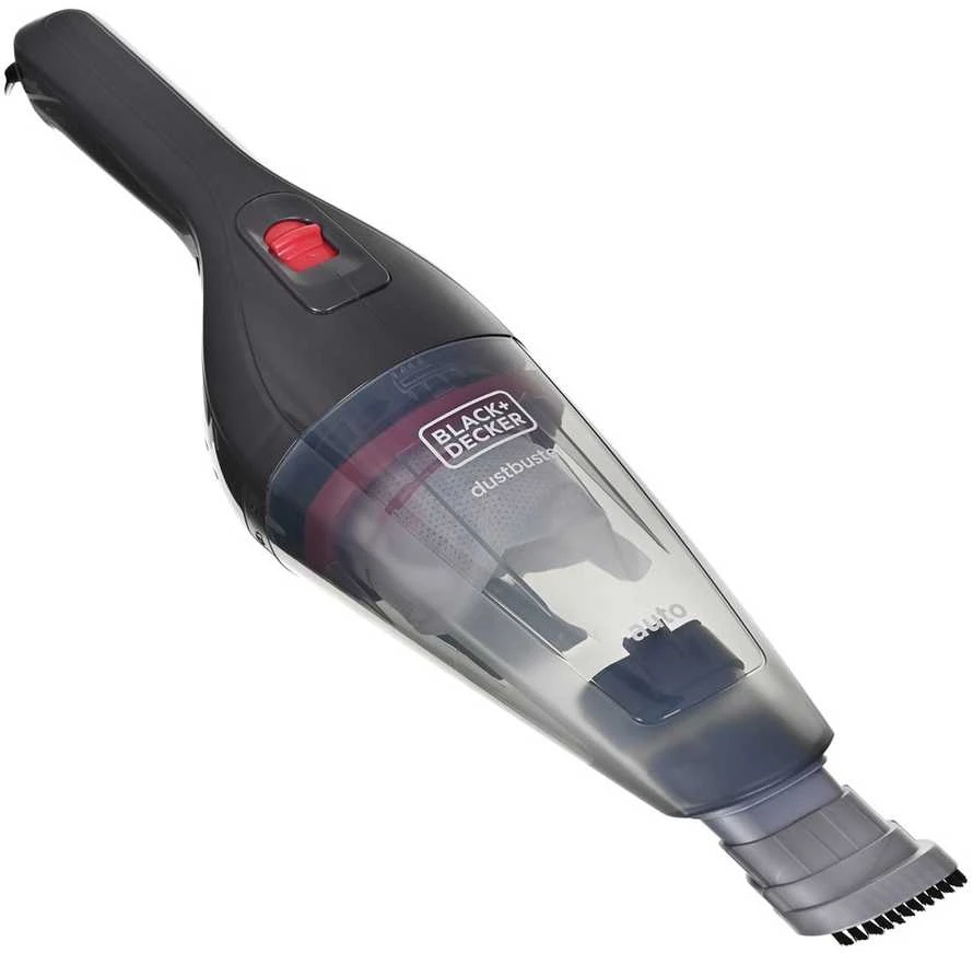 Black & Decker Juodas + DECKER DULKIŲ SIurblys 12V NVB12AVA
