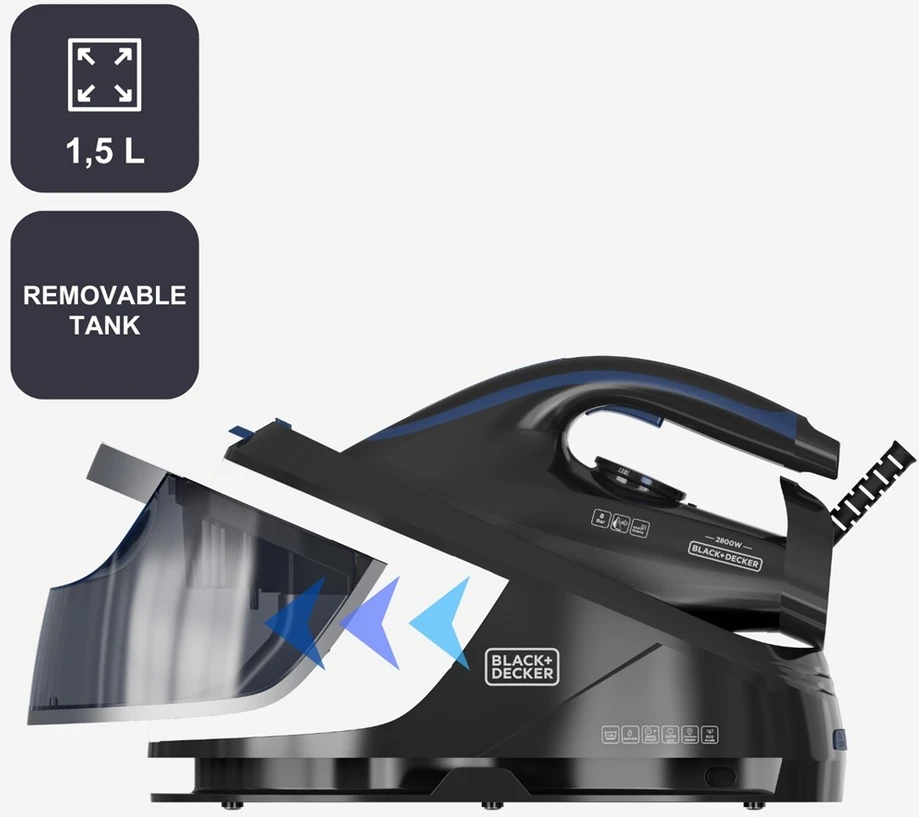 Black & Decker Juodas & Decker steam generator BXSS2800E