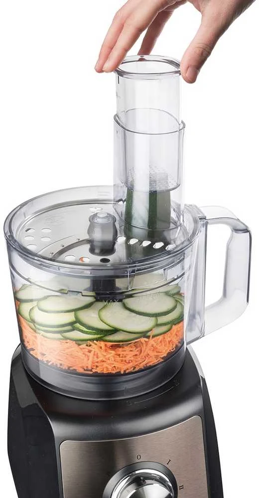 Virtuvinis kombainas Black & Decker juodas+decker Food processor Juodas & Decker BXFPA1200E (1200W)