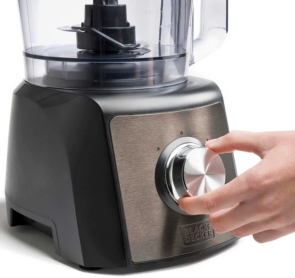 Virtuvinis kombainas Black & Decker juodas+decker Food processor Juodas & Decker BXFPA1200E (1200W)