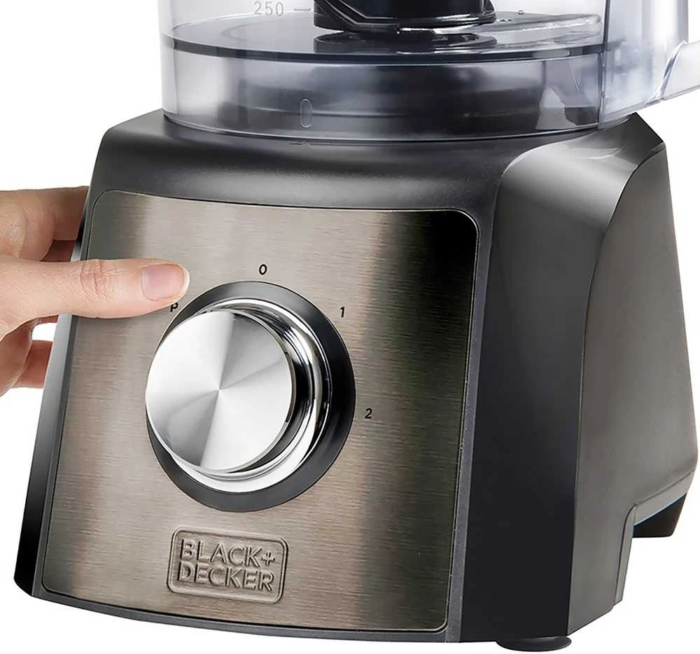Virtuvinis kombainas Black & Decker juodas+decker Food processor Juodas & Decker BXFPA1200E (1200W)