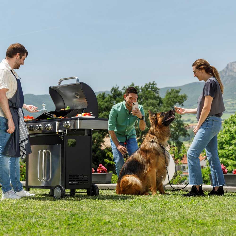 Black & Decker juodas+decker Juodas & Decker BXOG12950E gas grill, 3 burners