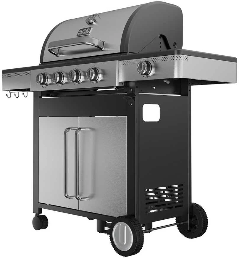 Black & Decker juodas+decker Juodas & Decker BXOG16550E gas grill, 4 burners