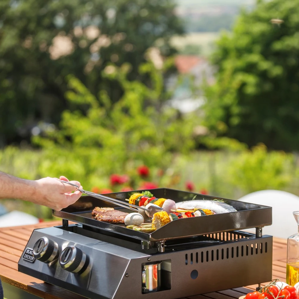 Black & Decker juodas+decker Juodas & Decker BXOP4900E 2-burner gas barbecue