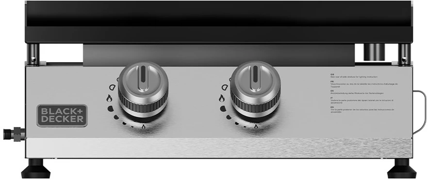 Black & Decker juodas+decker Juodas & Decker BXOP4900E 2-burner gas barbecue