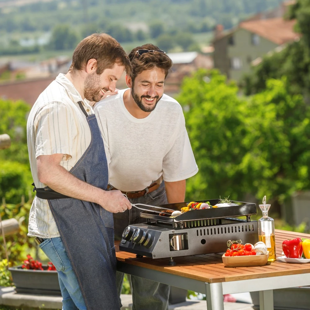 Black & Decker juodas+decker Juodas & Decker BXOP4900E 2-burner gas barbecue