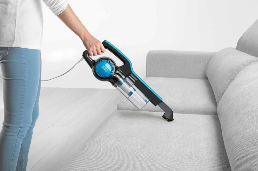 Dulkių siurblys Black & Decker juodas+decker Juodas & Decker BXVMS602E Upright vacuum cleaner Juodas, Mėlyna