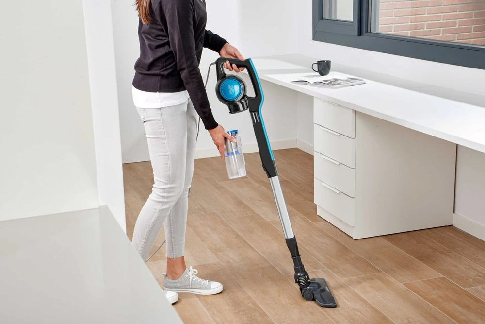 Dulkių siurblys Black & Decker juodas+decker Juodas & Decker BXVMS602E Upright vacuum cleaner Juodas, Mėlyna