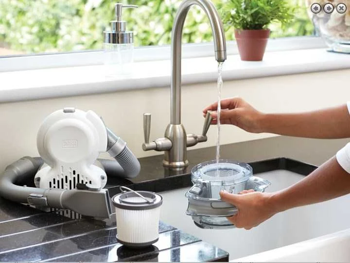 Dulkių siurblys Black & Decker Juodas & Decker Akumuliatorinis siurblys Juodas & Decker PD1820LF-QW