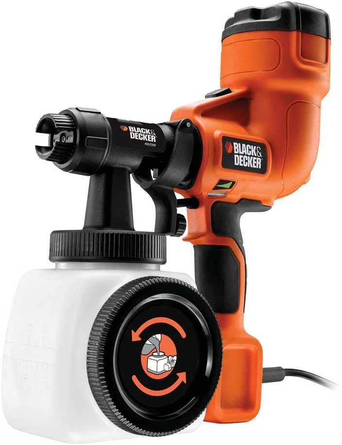 Black & Decker Juodas + DECKER DAŽAI / PURŠKIMO pistoletas 400W